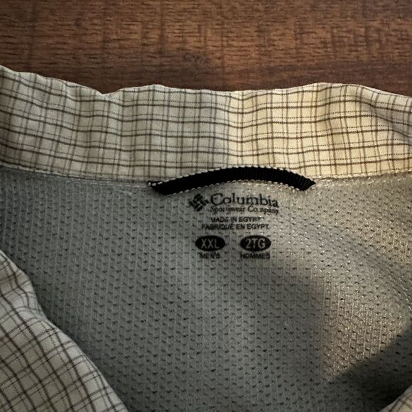 Columbia Mens Omni Shield Casual Button Down Outdoor Tech Shirt XXL EUC - Picture 2 of 7